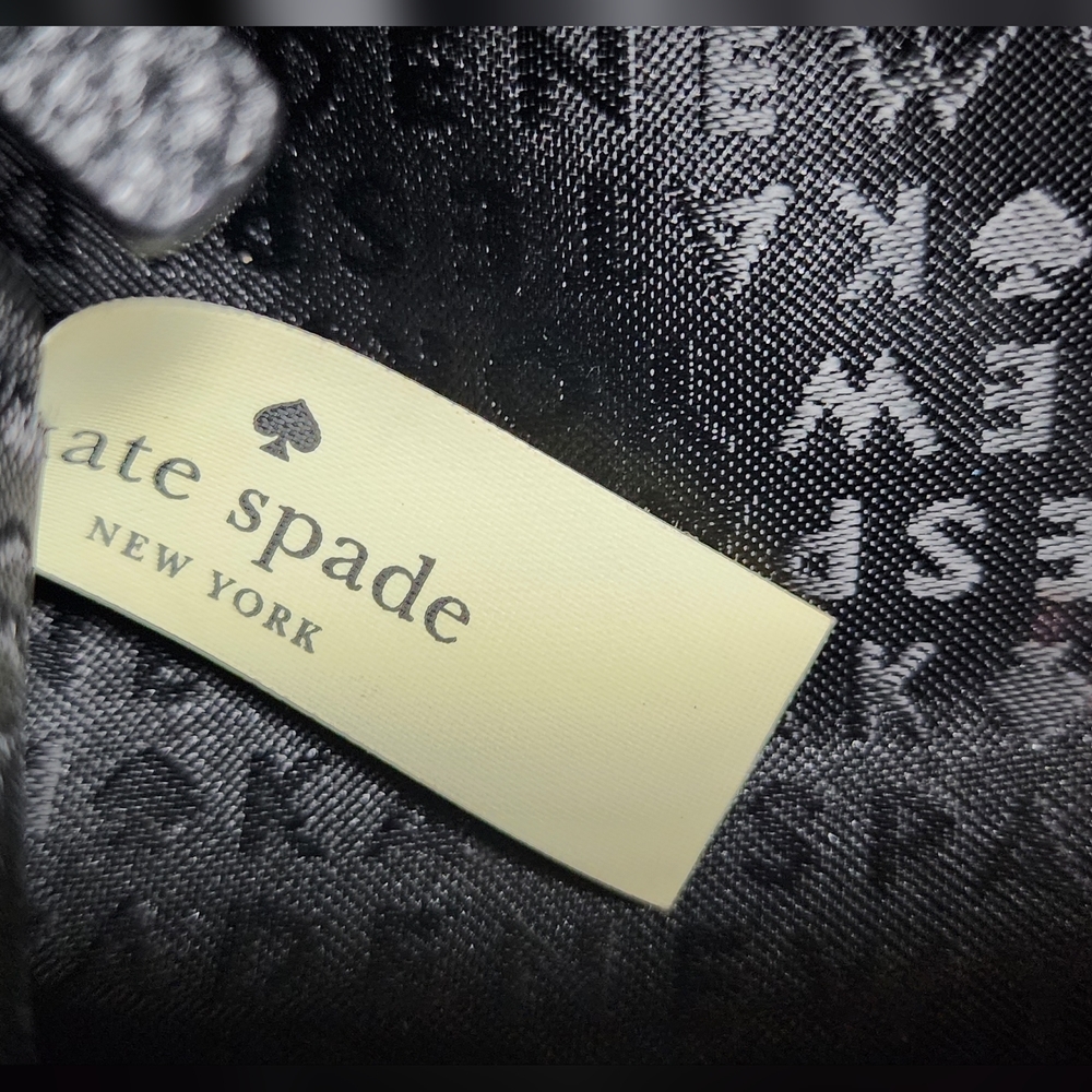 New Kate Spade New York Grant Park Hadlen Black pebble leather satchel purse - Picture 8 of 16